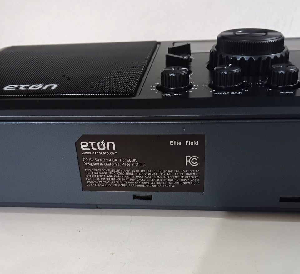 Eton - Elite Field AM/FM/Shortwave Desktop Radio with Bluetooth ...
