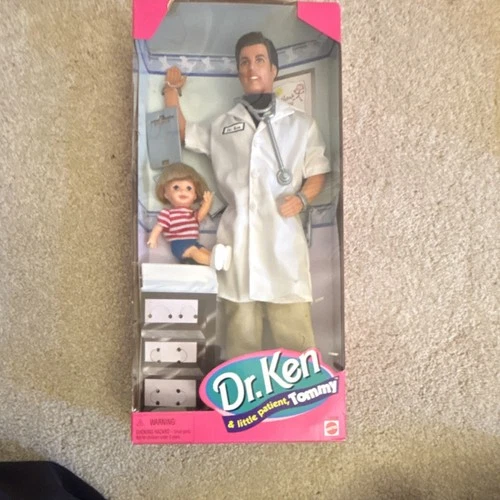 Vintage Mattel Dr. Ken & Tommy Barbie Doll Playset Articulated 18898