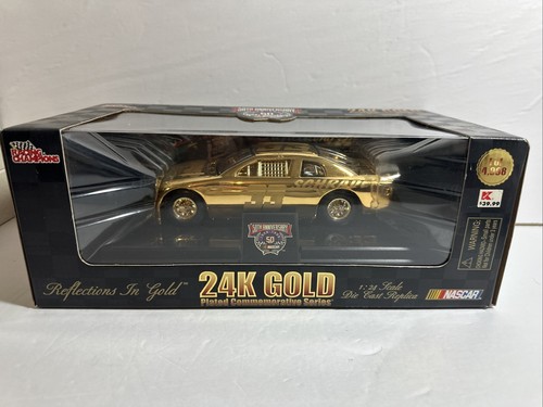 1998 1/24 Racing Champions 50th Anniversary 24k Gold Ken Schrader - Picture 2 of 13
