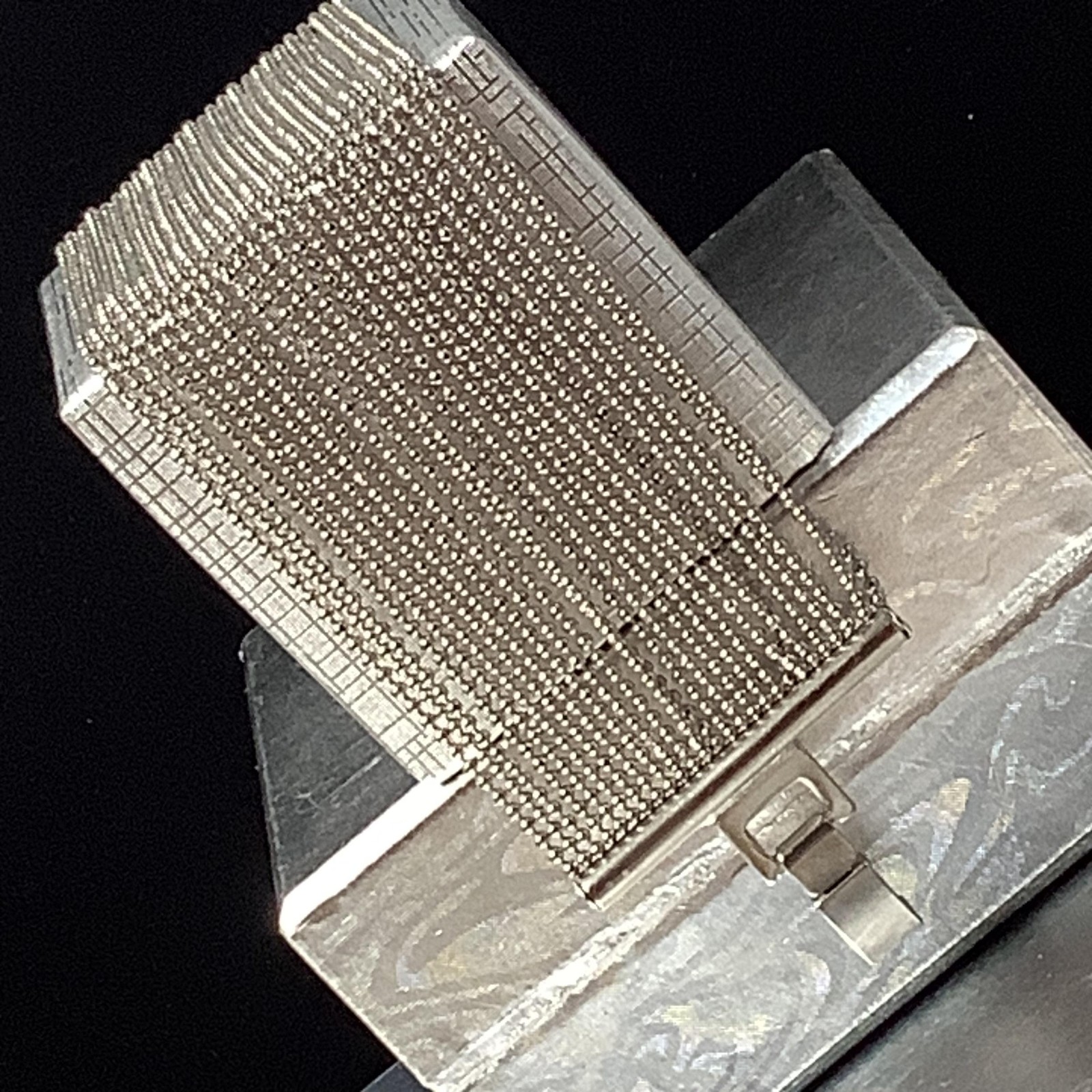 Simulated Liquid Silver Multi Strand Ball Bead Ch… - image 18