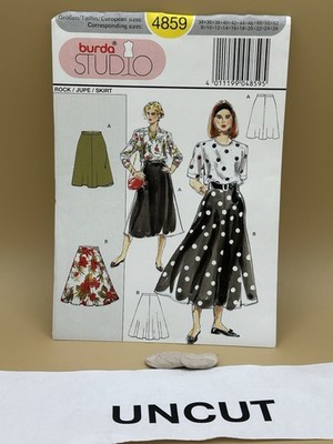 BURDA Studio Sewing Pattern 4859 SKIRT ROCK JUPE Sz 8-26 Uncut FF