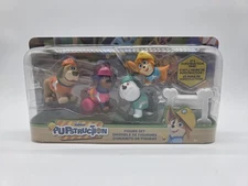 Disney Junior PUPSTRUCTION Collectible Figures 5 Piece Set Tank Phinny Roxy Luna