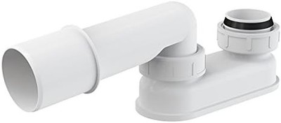 Geruchsverschluss für Ab Überlaufarmatur DN 50 Siphon Sifon Syfon Extra Flach F