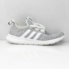 Adidas Womens Cloudfoam Pure 2.0 H04756 Gray Running Shoes Sneakers Size 8