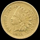 1859 Indian Head Cent - Antique United States of America 1c Penny Coin