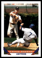 Craig Biggio 1993 Topps #680 Houston Astros MLB READ FREE SHIPPING AutographDen