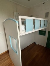 Letto a Castello per Bambini - Bianco E Blu