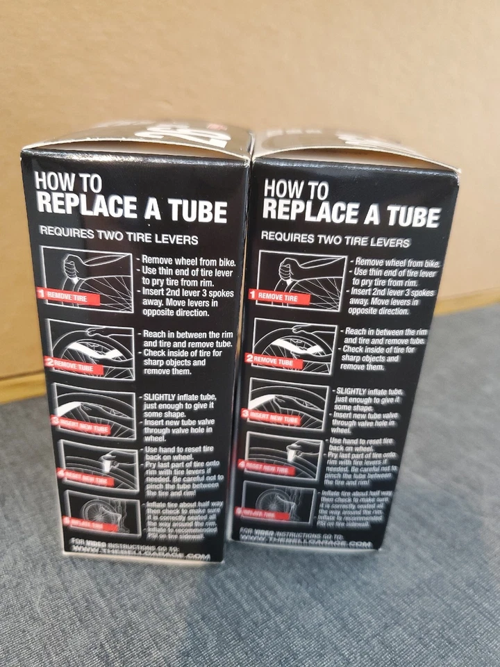 Válvula estándar de tubo interior de bicicleta Two Bell 26” x 1 1/4-1 3/8” para bicicleta de 3 velocidades Foto 4 de 4