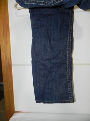 True Religion Blue Jeans size 38 Boot Cut Inseam 32, Flap Pocket