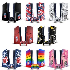 OFFICIAL NFL SHIELD VINYL SKIN DECAL FOR SONY PS5 SLIM/PRO DISC EDITION BUNDLE