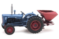Artitec 387.347 - 1:87: Fordson Traktor Mit Heckstreuer - Neu + Ovp