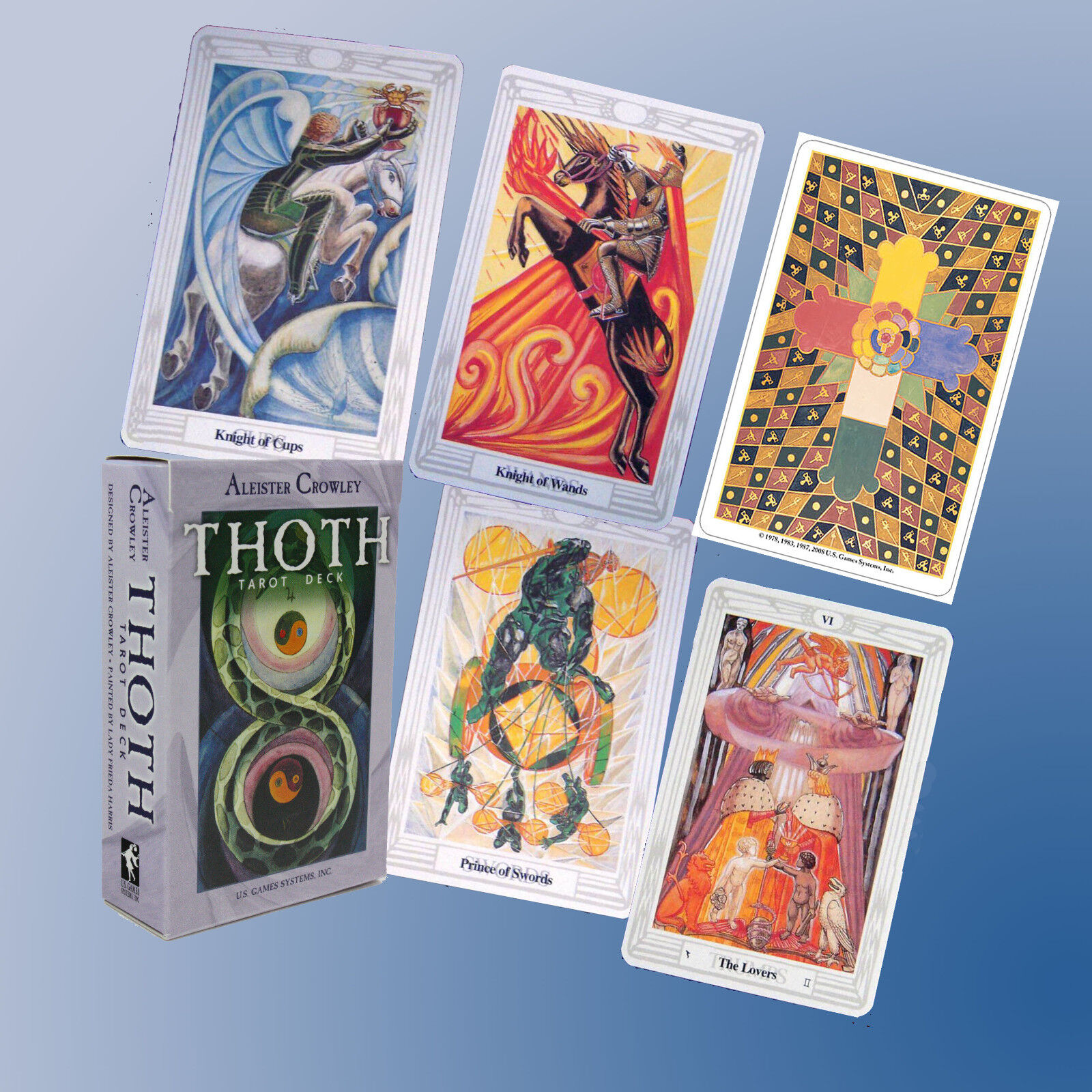 Bán bài Aleister Crowley Thoth Tarot gốc giá rẻ Mystic Tarot Shop