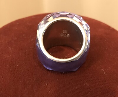 Swarovski Nirvana Flash Purple Lavender Ring EU 55 Size US 7 | eBay