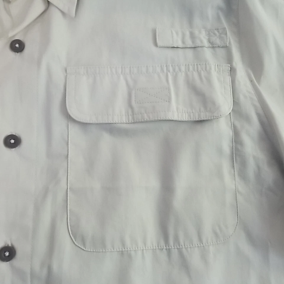 Мужская сорочка Wrangler бежевая с двойными карманами 100% хлопок большой размер - Изображение 4 из 4