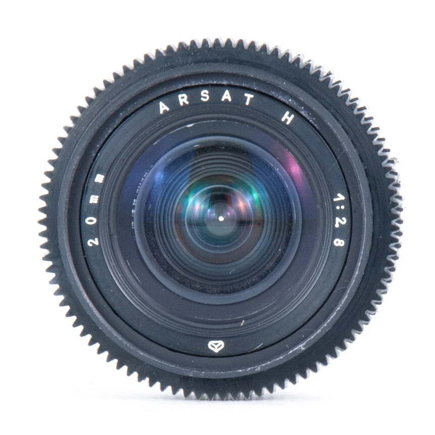 Lente ultra gran angular Arsat H 20 mm F2.8 muy RARA Cine Mod para montaje Nikon F! Foto 3 de 4