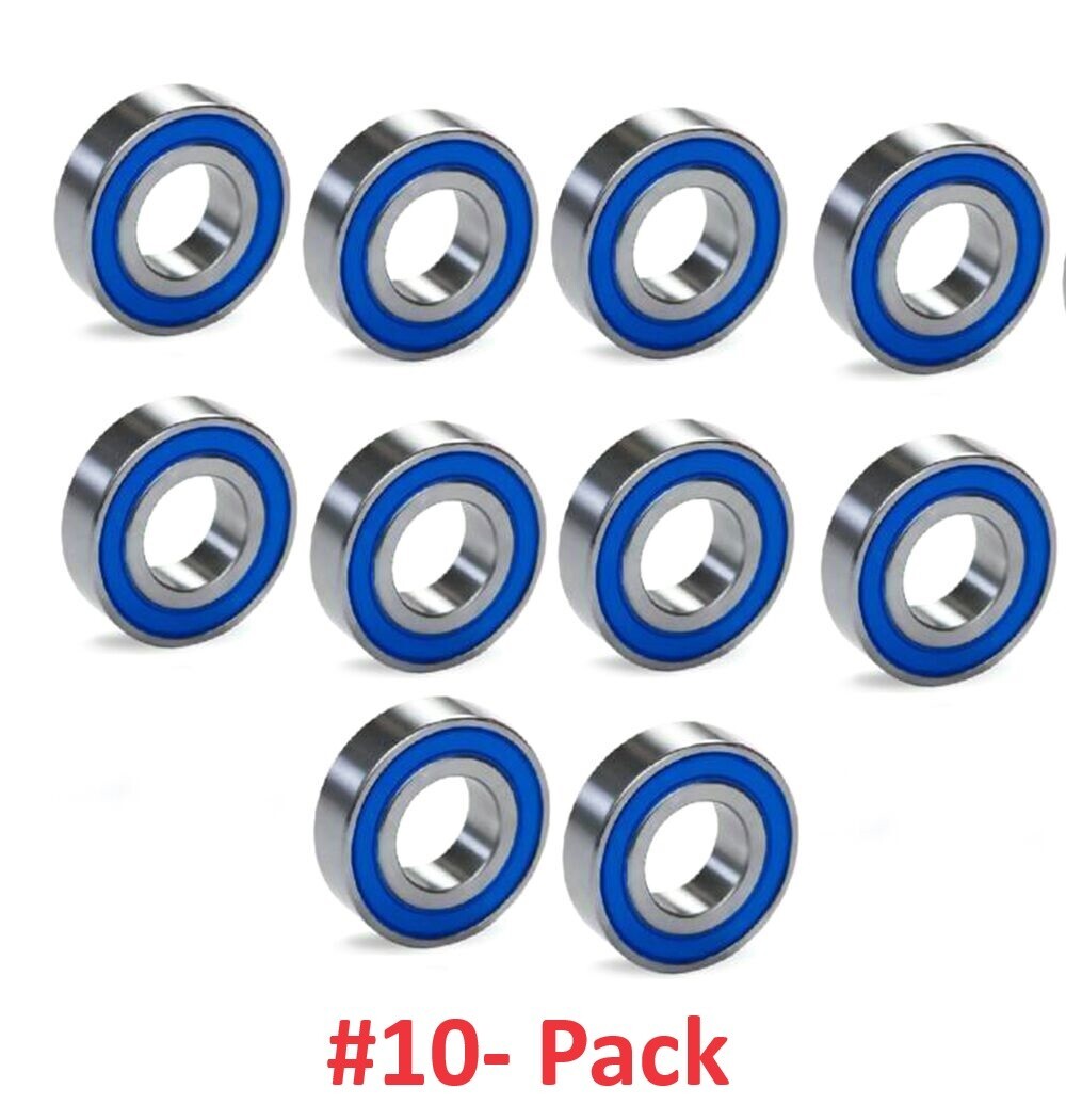 2-Pack R8-2RS C3 EMQ Premium Seal Ball Bearings - ABEC-3 Rated, Size 0.5x1.125x0.3125 Inches 8 thumbnail image