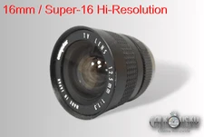 SUPER-16 COMPUTAR 1.3/12.5MM C-MOUNT LENS - Fits BOLEX 16MM MOVIE CAMERA + CCTV!