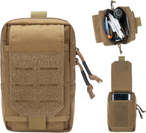 Universal Belt Army Tactical Molle Pouch For iPhone Samsung Google Oppo Honor Mi - Picture 10 of 34