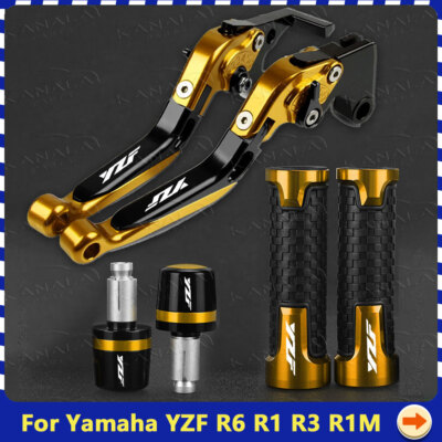 Handle Bar Ends Grip Plug For YA&MA&HA YZF-R1 YZF-R3 YZF-R6 YZF R7 R1 R3 R6 R15 R125 R1M R1S Accessories Motorcycle Handlebar Grips Handle Bar Cap End Plugs(Green - Foto 2