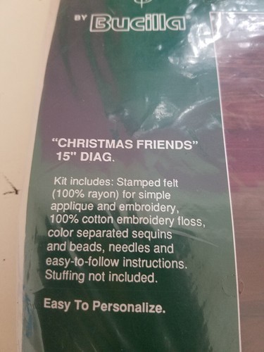 Vtg Bucilla Gallery Of Stitches Christmas Stocking kits Lot Of 4 NEW SEALED - Picture 7 of 11