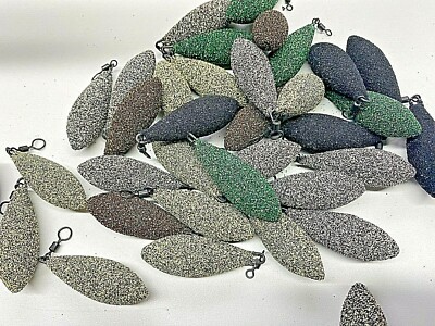 3 oz. MIXED DISTANCE LEAD WEIGHTS SINKER textured smooth Carp fishing tackle