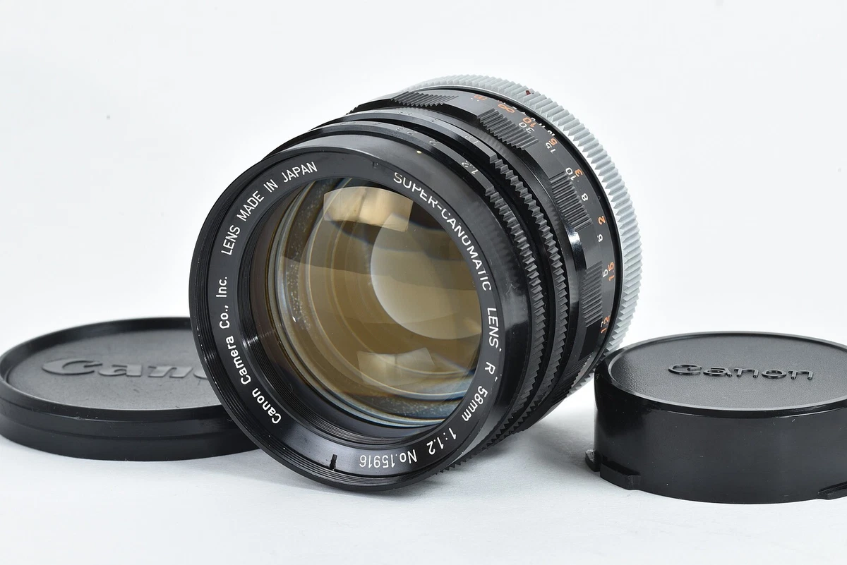 Canon FL f/1.2 Camera Lenses 58mm Focal for sale | eBay