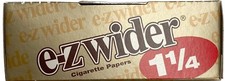 EZ Wider Rolling Papers GOLD 1 1/4 E-Z 1.25 100 AUTHENTIC USA SHIPPED