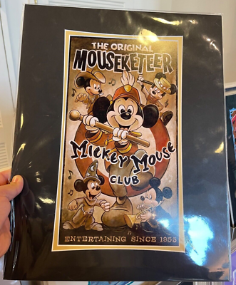disney parks the original Mouseketeer mickey mouse club Print