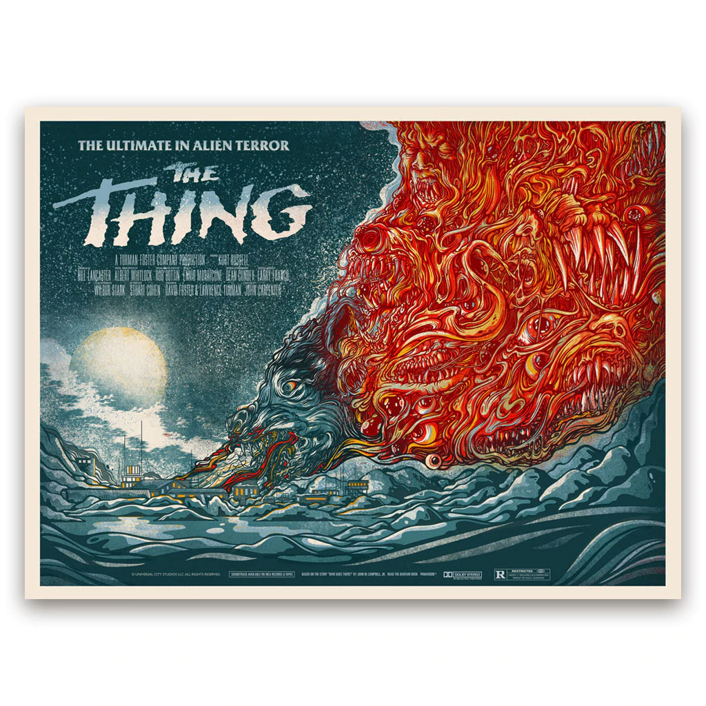 The Blot Says: John Carpenter's The Thing Screen Prints by Rafa Orrico x  Mondo