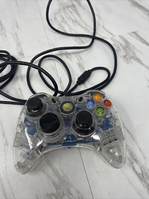Clear AfterGlow Wired Controller Microsoft XBOX 360 PC PL-3602