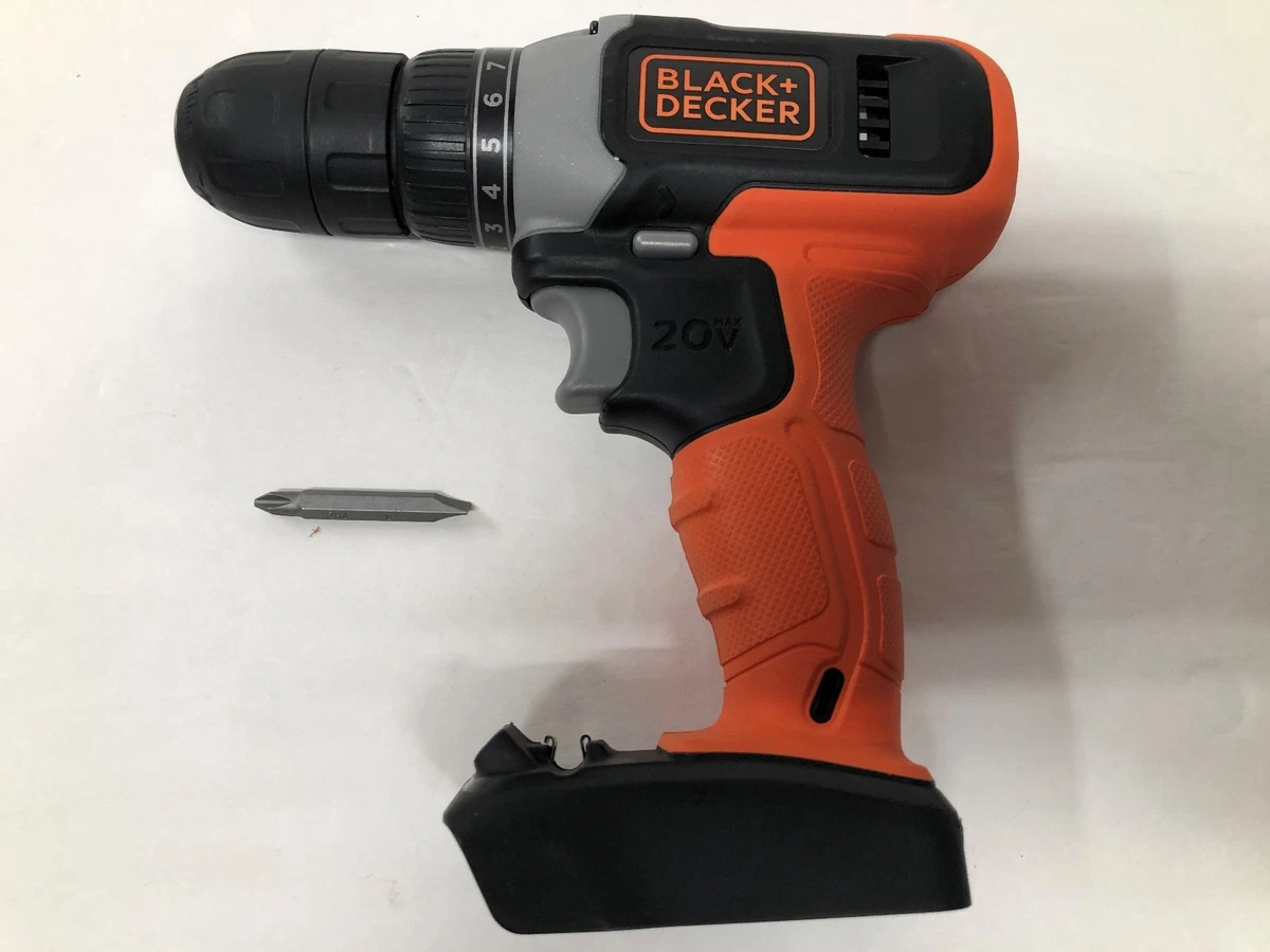 Black & Decker 20 Volt Max Lithium-Ion BCD702 3/8 DRILL/DRIVER