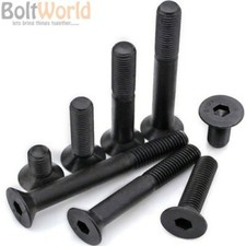 M4 / 4mm HIGH TENSILE COUNTERSUNK FLAT ALLEN BOLTS SELF COLOUR SOCKET SCREWS