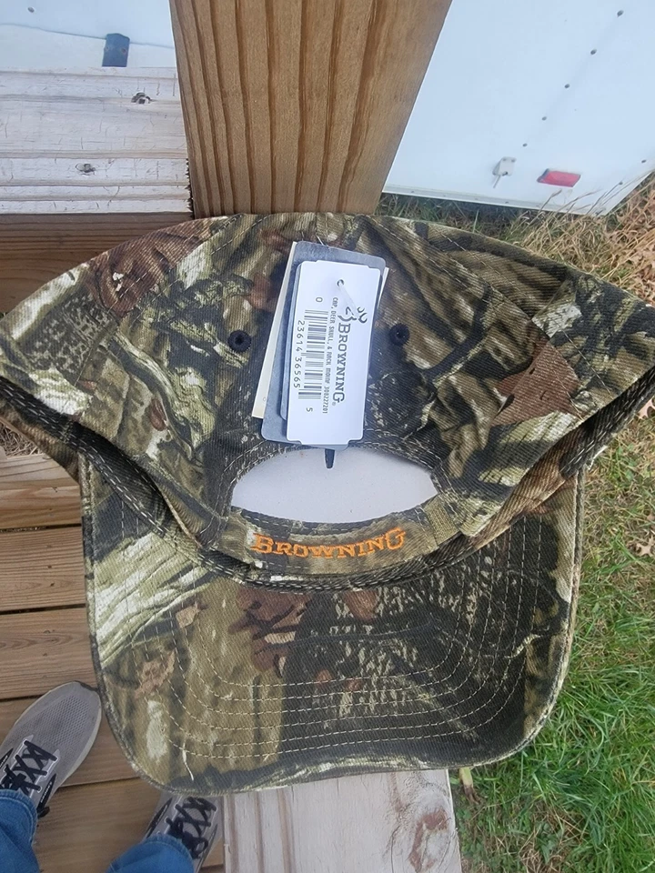 Sombrero de Caza Browning Árbol Real Camuflado Espalda A Presión Sombrero Estilo Envejecido Foto 2 de 4