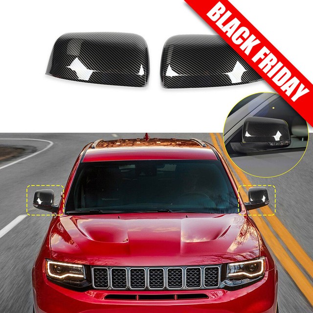Side Rear View Mirror Cover Trim Kit Fits Jeep Grand Cherokee 1116 Carbon Fiber eBay