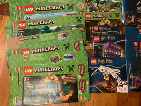 Lego Harry Potter Minecraft EMPTY BOX & MANUAL LOT ONLY 75957 75979 21121 21120