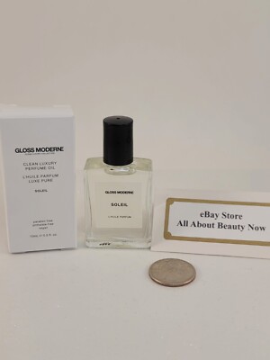 Gloss Moderne SOLEIL Clean Luxury Perfume Oil 0.5 fl oz Travel Size NEW in Box 