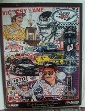 Vintage NACAR Magazine Sharpie 500 Dale Earnhardt Terrace Bristol Speedway