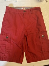 Levi  s Cargo Shorts boys So 14 Reg Red Nwot