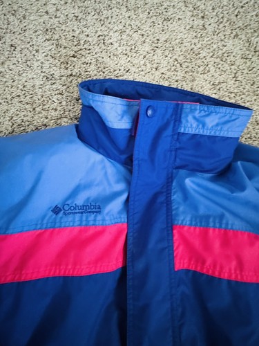 COLUMBIA Bugaboo Deep Purple Pink Blue Adult Size Large Jacket Shell Only - Picture 11 of 16
