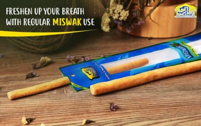 Miswak (Siwak) - 1 Pièce - Brosse à Dents Naturelle En Bois - Saveur Menthe - Pakistan