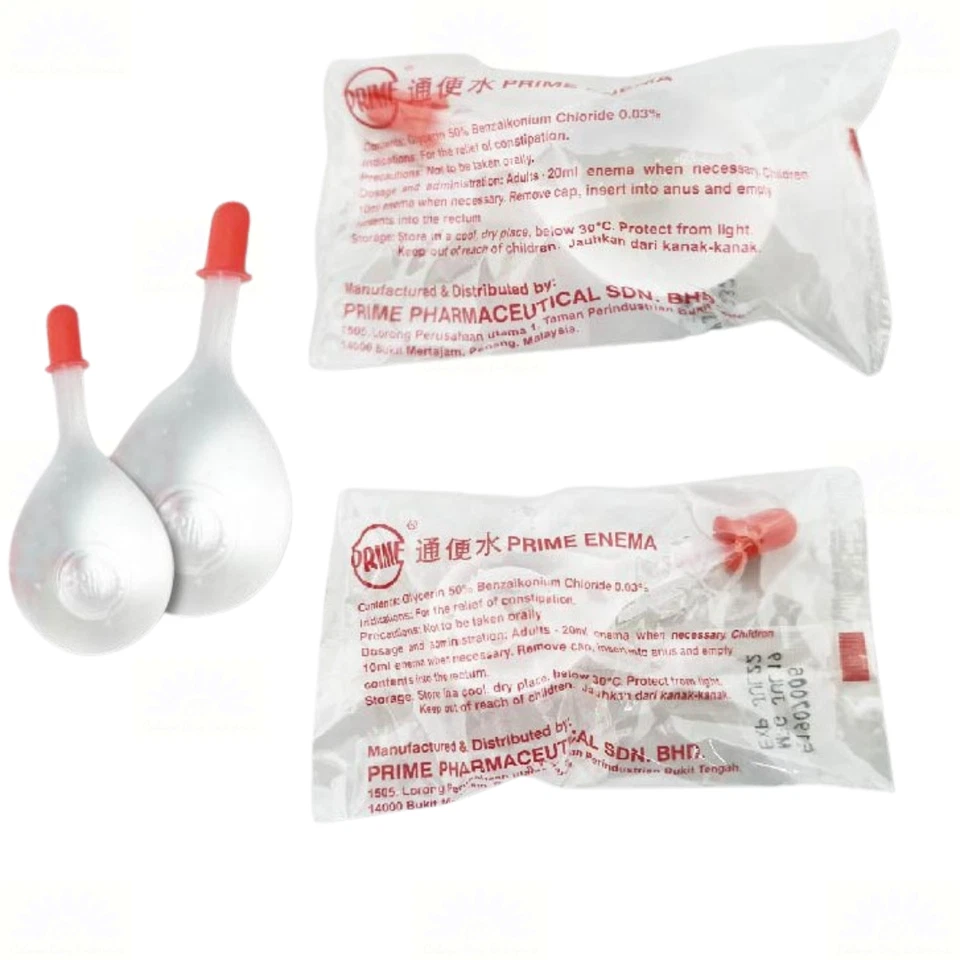 100 X Prime Enema Pump 20ml For Adult Instant Constipation Relief - Image 4 of 4