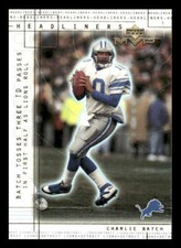 2000 Upper Deck MVP #H6 Charlie Batch Headliners Detroit Lions