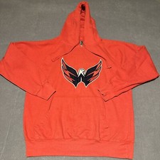 Washington Capitals Old Time Hockey Screech Hoodie Red Size Large