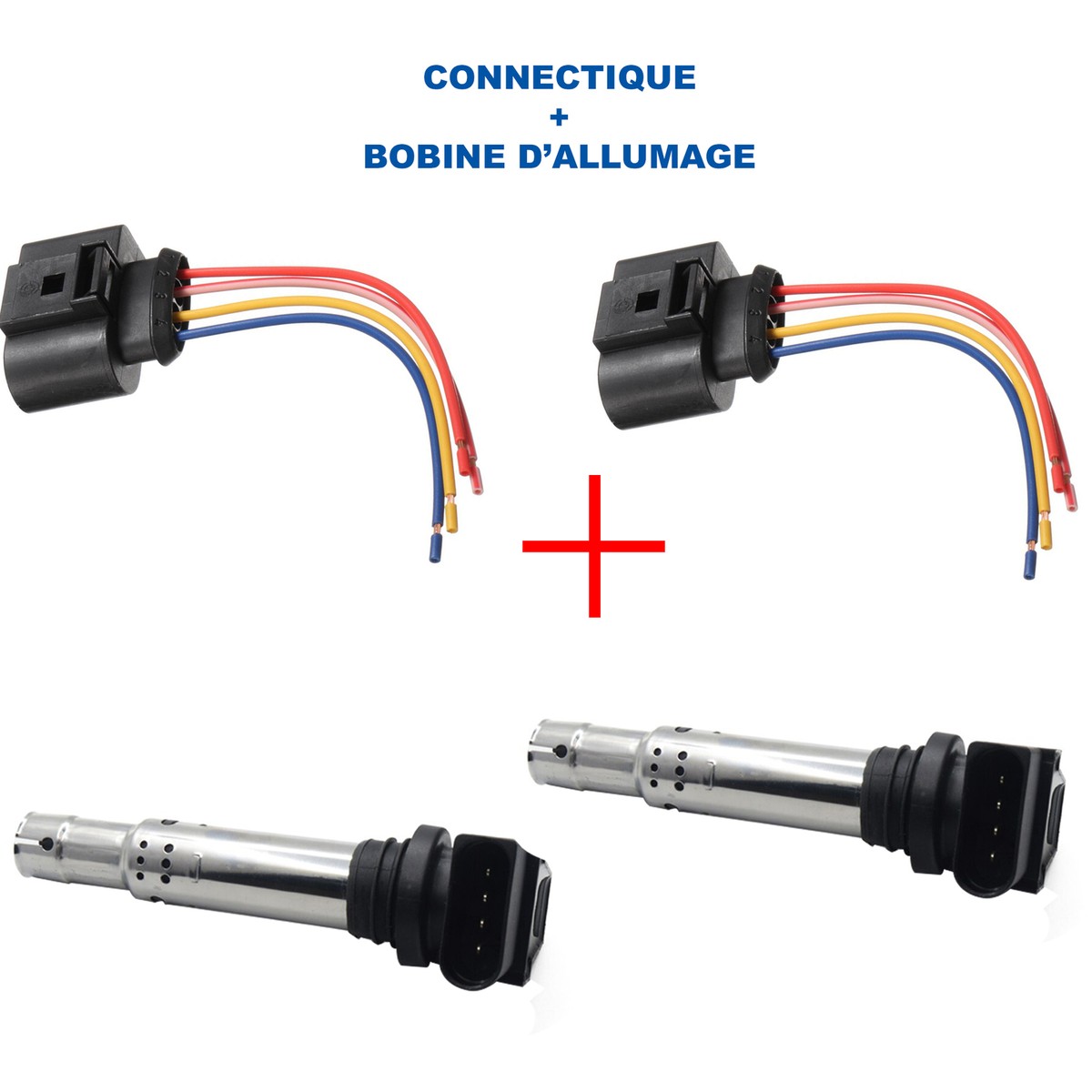2La Broche Du Connecteur Du Faisceau De Fils De Bobine Allumage étanche Femelle