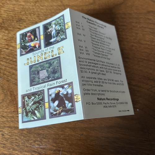 No Artist – 'Sounds Of The Jungle And Tropical Rain Forest' Cassette 1987 US x - Picture 5 of 5