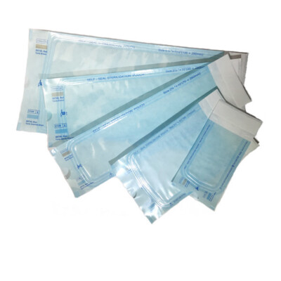 1000 pcs Self Seal Sterilization Pouch Pouches Bag Dual Indicator 3.5'' x 6.5''