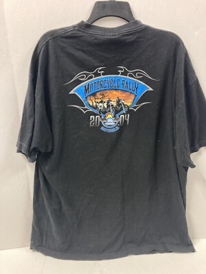 Vtg 2004 BBB Motorcycle Rally Fayetteville Arkansas Shirt Mens 2XL AAA tag