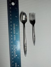 Oneida Craft Set Of 2 Baby Fork  Spoon