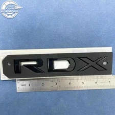 Gloss Black RDX Emblem Badge Rear Trunk Tailgate Sticker ABS  For Acura SH-AWD