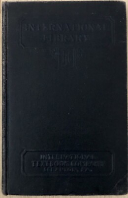 International Library Textbook Company Arithmetic I 1921